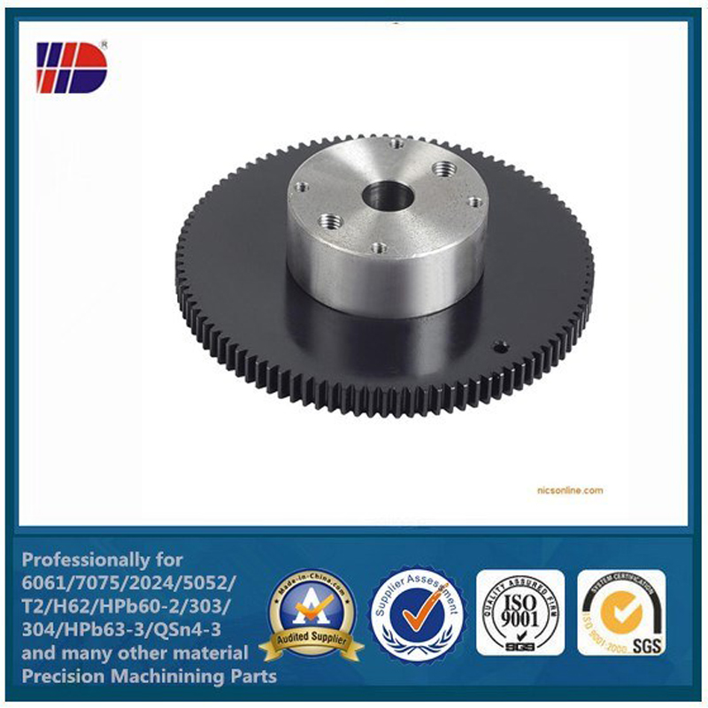 Oțel inoxidabil de precizie / metal din oțel Piese pentru angrenare CNC Turning W / C